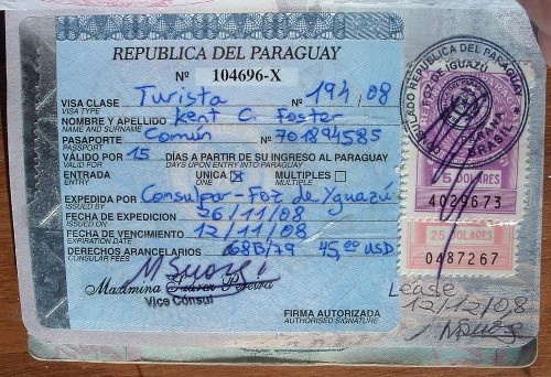Paraguay visa
