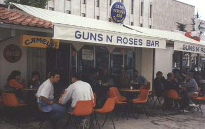 Guns and Roses cafe, one of the nicest